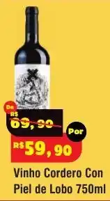 Royal Supermercados Vinho Cordero Con Piel de Lobo oferta