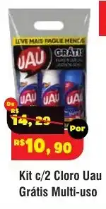 Royal Supermercados Kit c/2 Cloro Uau oferta