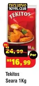 Royal Supermercados Tekitos Seara oferta