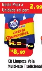 Royal Supermercados Kit Limpeza Veja Multi-uso Tradicional oferta