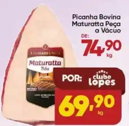 Lopes Supermercados Picanha bovina maturatta peça a vácuo oferta