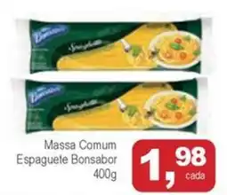 Mineirão Atacarejo Massa Comum Espaguete Bonsabor oferta