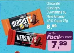 Arena Atacado Chocolate hershey's ovomaltine ou meio amargo oferta
