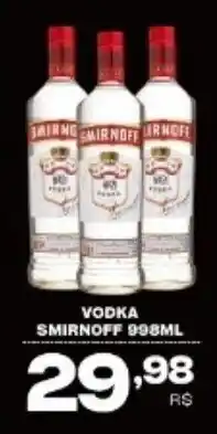 Mercadão Atacadista Vodka smirnoff oferta