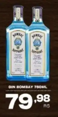 Mercadão Atacadista Gin bombay 750ml oferta