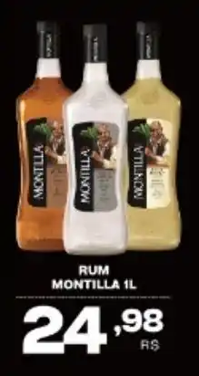 Mercadão Atacadista Rum montilla 1l oferta