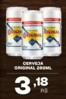 Mercadão Atacadista Cerveja original oferta