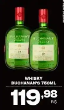 Mercadão Atacadista Whisky buchanan's oferta