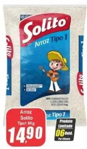 Panelão Arroz solito tipo 1 oferta