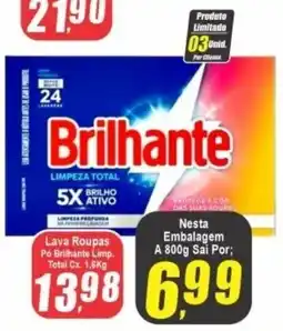 Panelão Lava Roupas Pó Brilhante Limp. oferta