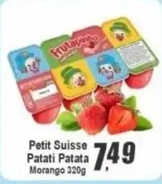 Panelão Petit Suisse Patati Patata Morango oferta