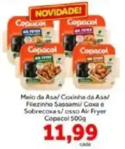 Shibata Supermercados Meio da Asa/ Coxinha de Asa Filezinho Sassami/ Coxa e Sobrecoxa s/ osso Air Fryer oferta