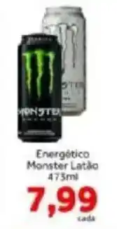 Shibata Supermercados Energético Monster Latão oferta