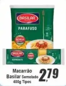 Panelão Macarrão Basilar Semolado oferta