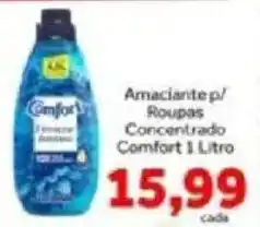 Shibata Supermercados Amaciante p/ Roupas Concentrado Comfort 1 Litro oferta