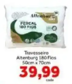 Shibata Supermercados Travesseiro Aitenburg 180 Fios oferta