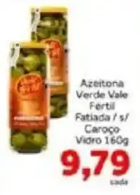 Shibata Supermercados Azeitona Verde Vale Fértil Fatiada / s/ Caroço Vidro oferta