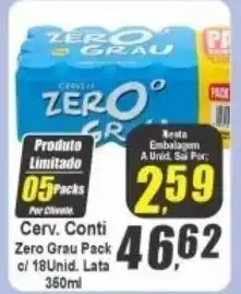 Panelão Cerv. Conti Zero Grau Pack oferta