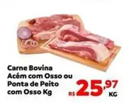 Max Atacadista Carne Bovina Acém com Osso ou Ponta de Peito com Osso oferta
