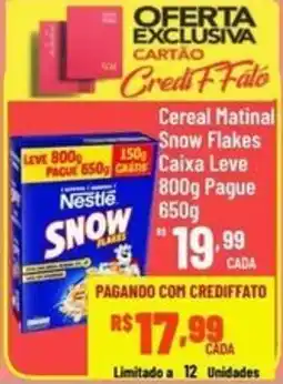 Max Atacadista Cereal matinal snow flakes oferta