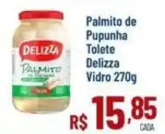 Max Atacadista Palmito de pupunha tolete delizza vidro oferta