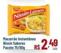Max Atacadista Macarrão Instantâneo Nissin Sabores oferta
