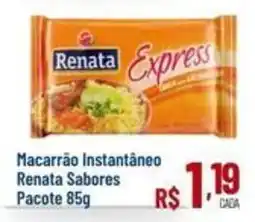 Max Atacadista Macarrão instantâneo renata sabores oferta