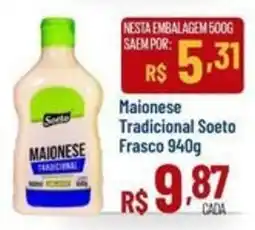 Max Atacadista Maionese Tradicional Soeto oferta
