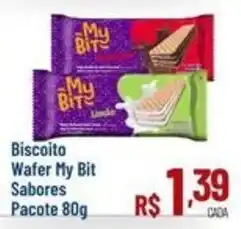 Max Atacadista Biscoito Wafer My Bit Sabores oferta