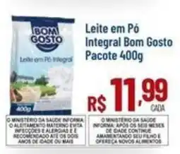 Max Atacadista Leite em Pó Integral Bom Gusto oferta