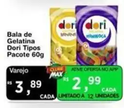 Max Atacadista Bala de Gelatina Dori Tipos oferta