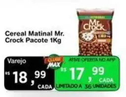 Max Atacadista Cereal Matinal Mr. Crock Pacote oferta