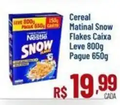 Max Atacadista Cereal matinal snow flakes caixa oferta