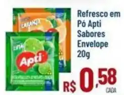 Max Atacadista Refresco em Pó Apti Sabores Envelope oferta