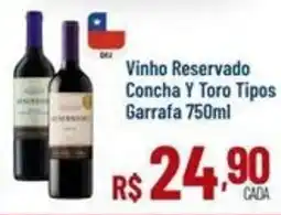 Max Atacadista Vinho reservado concha y toro tipos oferta