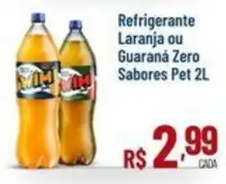 Max Atacadista Refrigerante Laranja ou Guaraná Zero Sabores Pet oferta