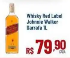 Max Atacadista Whisky Red Label Johnnie Walker oferta