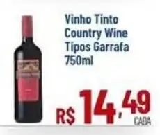 Max Atacadista Vinho Tinto Country Wine Tipos Garrafa oferta