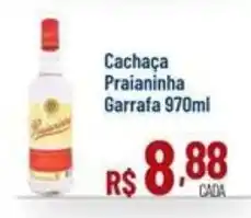 Max Atacadista Cachaça Praianinha oferta