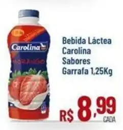 Max Atacadista Bebida Láctea Carolina Sabores oferta