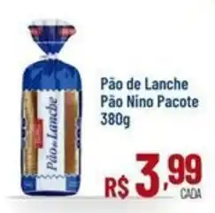 Max Atacadista Pão de lanche pão nino pacote oferta