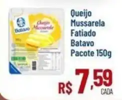 Max Atacadista Queijo Mussarela Fatiado Batavo oferta