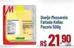 Max Atacadista Queijo Mussarela Fatiado Kollac oferta