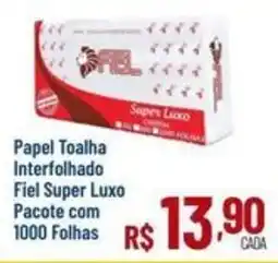 Max Atacadista Papel Toalha Interfolhado Fiel Super Luxo oferta