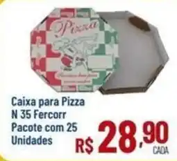 Max Atacadista Caixa para pizza n 35 fercorr oferta