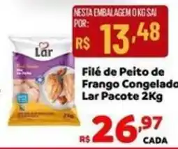 Max Atacadista Filé de Peito de Frango Congelado Lar Pacote oferta