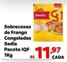 Max Atacadista Sobrecostas de Frango Congeladas Sadia oferta