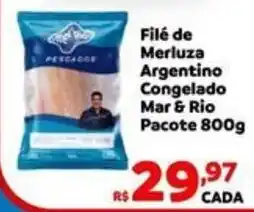 Max Atacadista Filé de Merluza Argentino Congelado Mar & Rio oferta