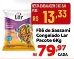 Max Atacadista Filé de sasami congelado lar oferta
