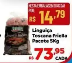 Max Atacadista Linguiça Toscana Friella oferta